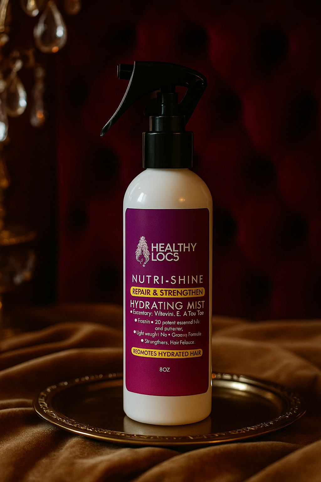 Healthy Locs Nutri-Shine™ Hydrating Mist – Repair & Strengthen (8oz)