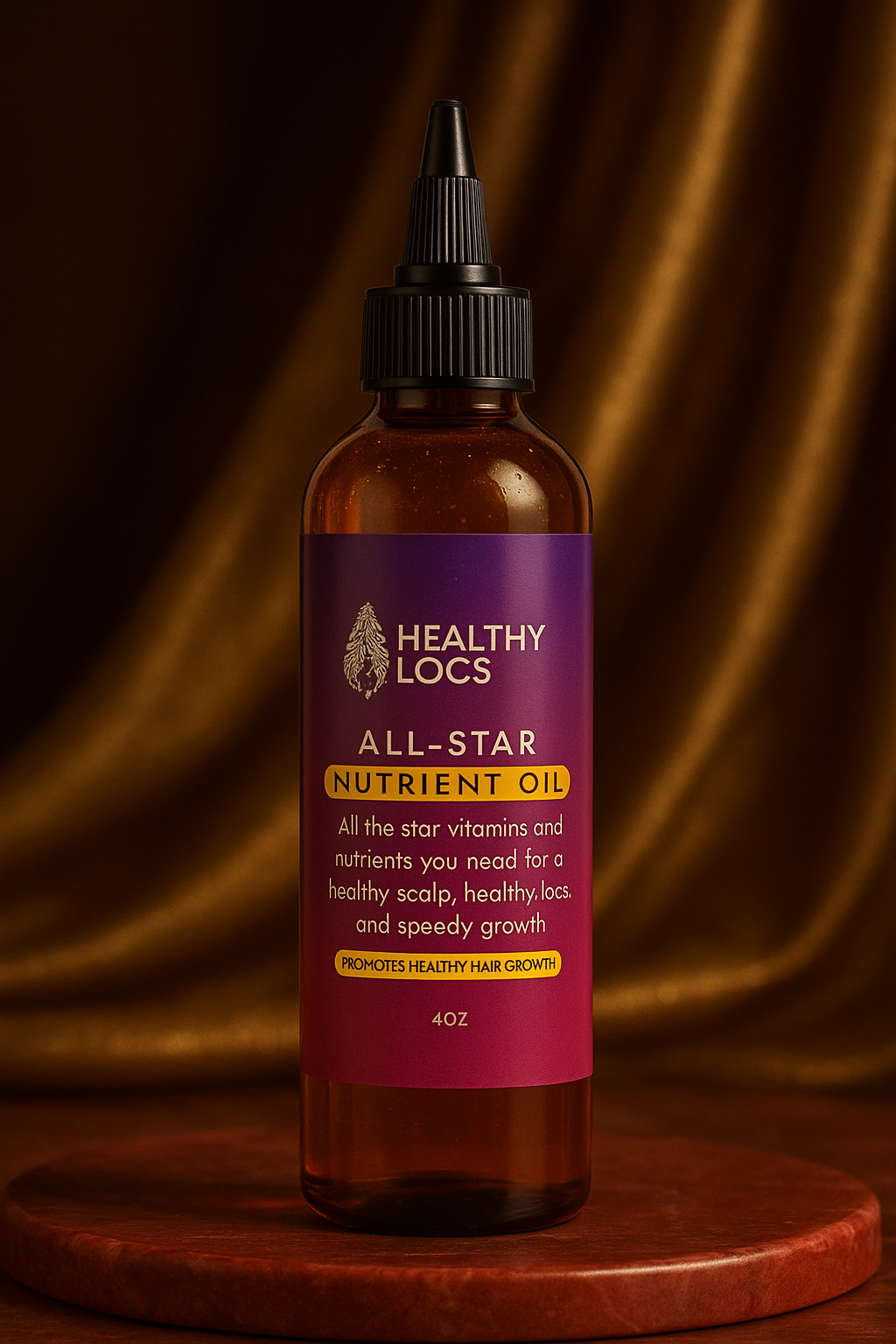 Healthy Locs All-Star™ Nutrient Oil – Growth & Scalp Care (4oz)